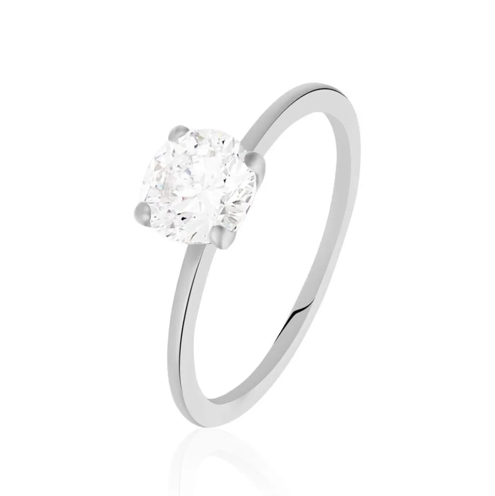 Bague Solitaire Gatiane Argent Oxyde De Zirconium
