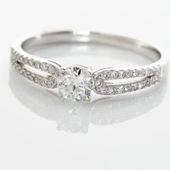 Bague Solitaire Katalina Or Blanc Diamant