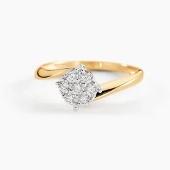 Bague Solitaire Lysia Or Jaune Diamant