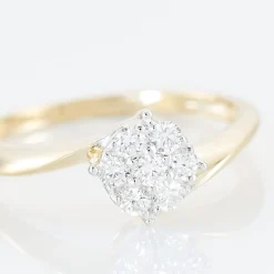 Bague Solitaire Lysia Or Jaune Diamant
