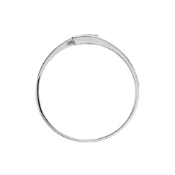 Bague Solitaire Moera Or Blanc Oxyde De Zirconium