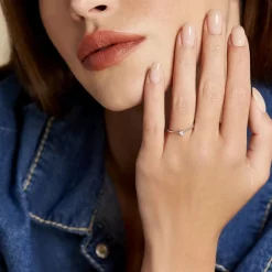 Bague Solitaire Or Blanc Solenia Diamant
