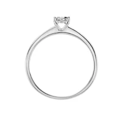 Bague Solitaire Or Blanc Dream Diamants