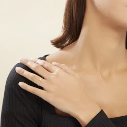 Bague Solitaire Or Blanc Nyala Diamants