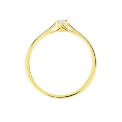 Bague Solitaire Or Jaune Solenia Diamant