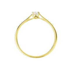 Bague Solitaire Or Jaune Solenia Diamant
