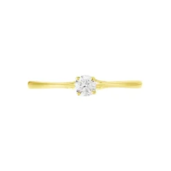 Bague Solitaire Or Jaune Solenia Diamant