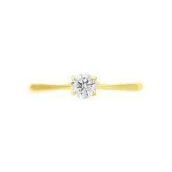 Bague Solitaire Or Jaune Solenia Diamant