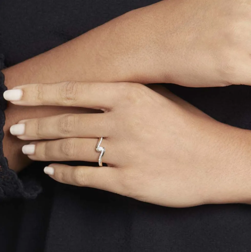 Bague Solitaire Sitan Or Jaune Diamant