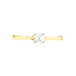 Bague Solitaire Solenia Or Jaune Diamant