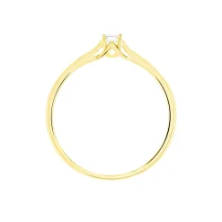 Bague Solitaire Solenia Or Jaune Diamant