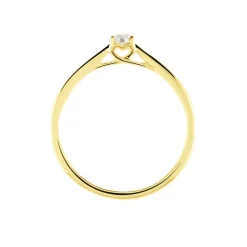 Bague Solitaire Vicoeuria Or Jaune Diamant
