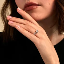 Bague Sosanna Ld Or Jaune Diamant Synthétique