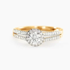 Bague Sosanna Ld Or Jaune Diamant Synthétique