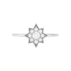 Bague Starla Argent Blanc Oxyde De Zirconium