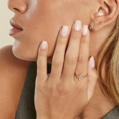 Bague Stellia Or Jaune Oxyde De Zirconium