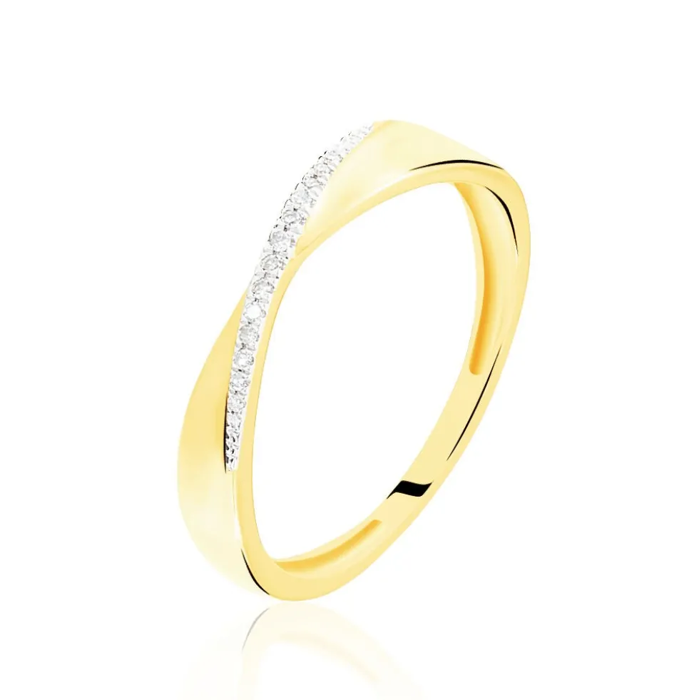 Bague Suzie Or Jaune Diamant
