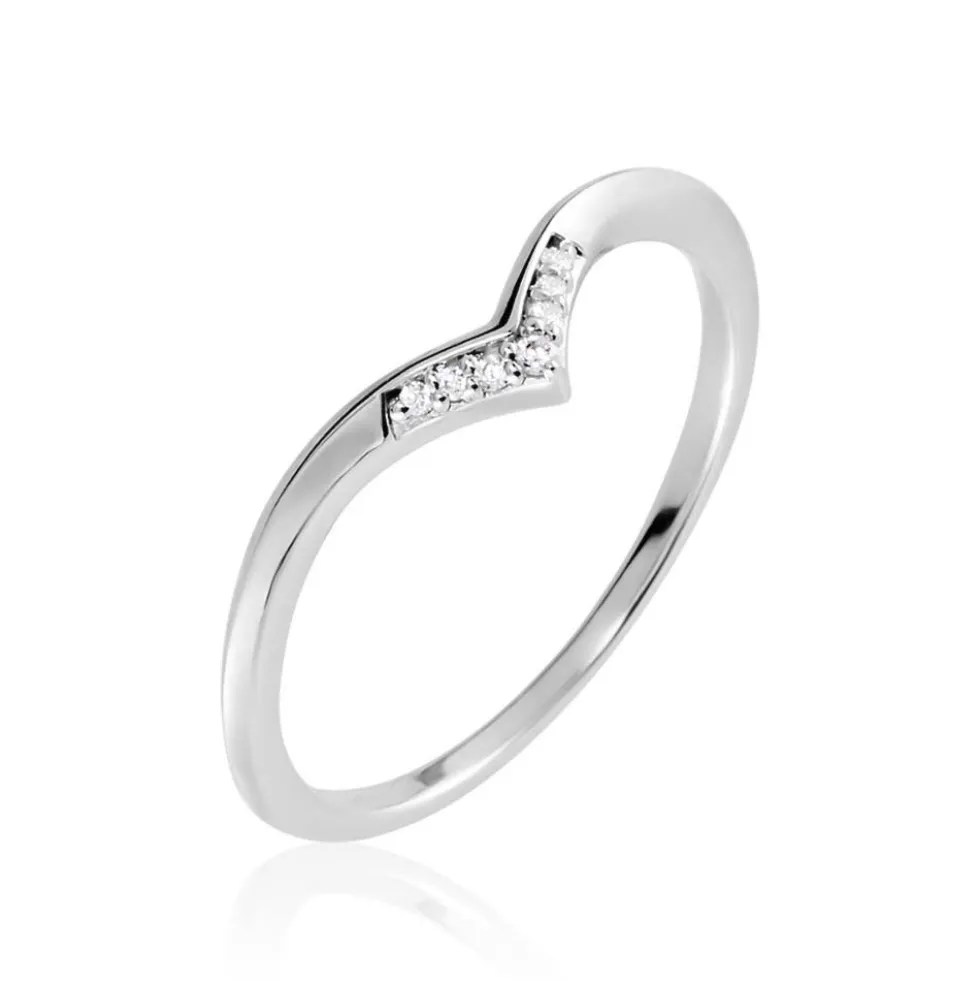 Bague Tami Argent Blanc Oxyde De Zirconium