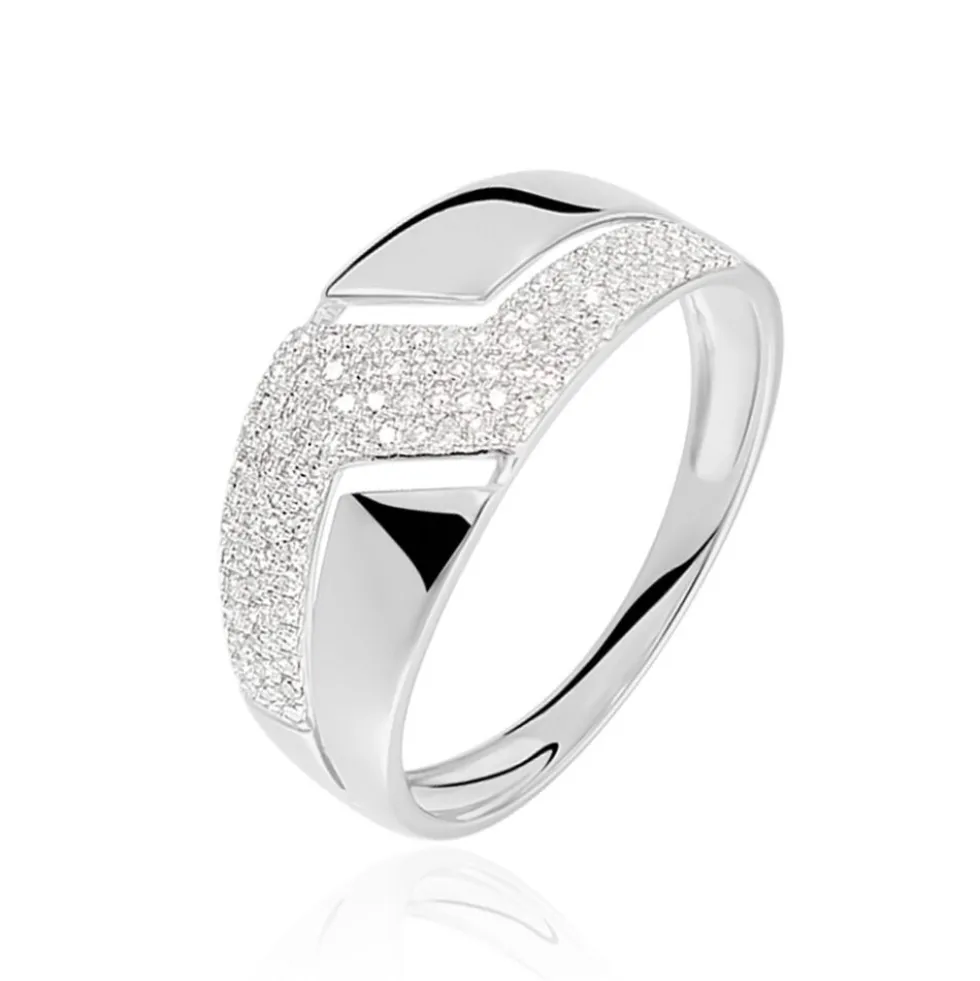 Bague Tara Or Blanc Diamant