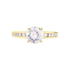 Bague Tatjana Or Jaune Oxyde De Zirconium