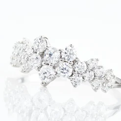 Bague Tokyo Or Blanc Oxyde De Zirconium
