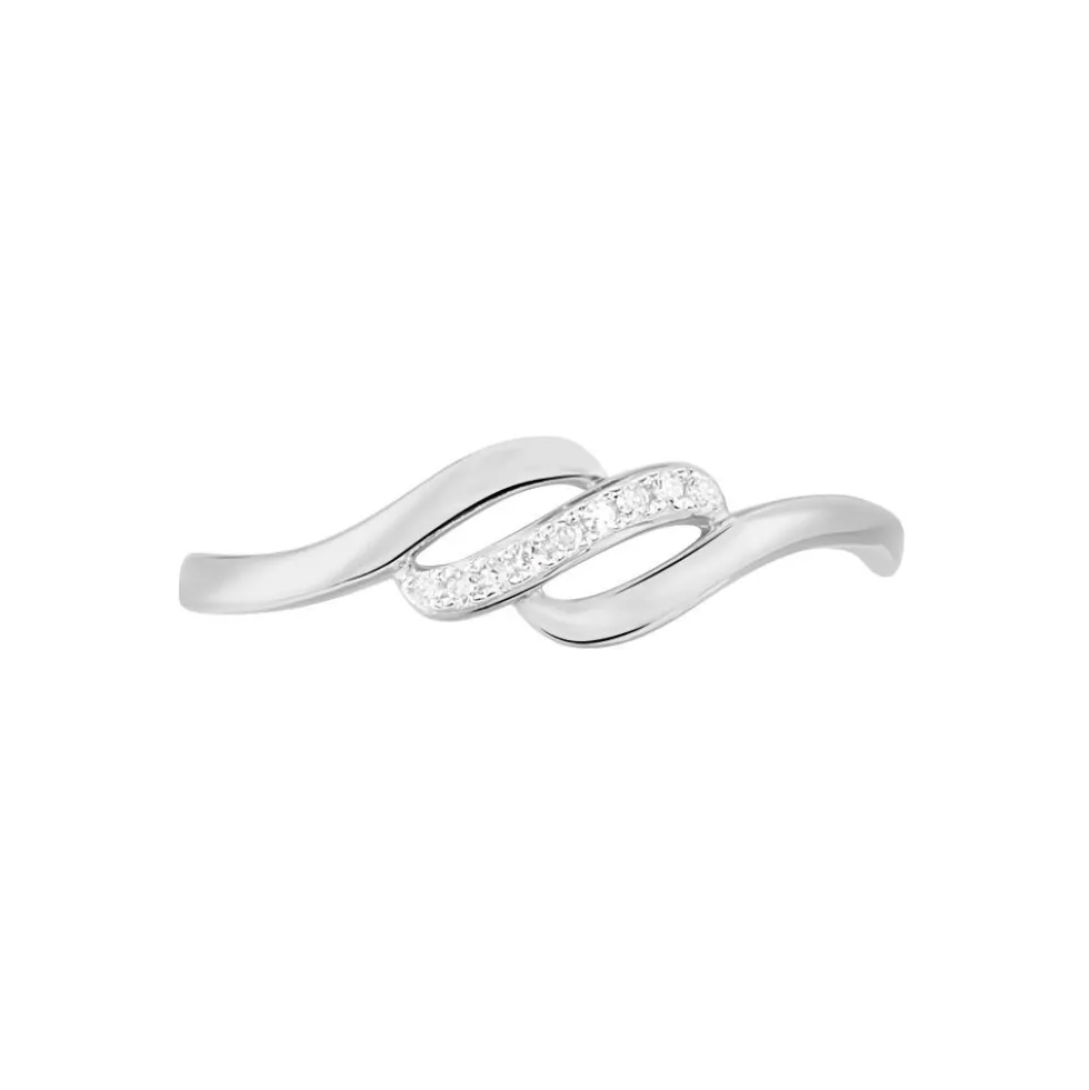 Bague Tylane Or Blanc Diamant Divers