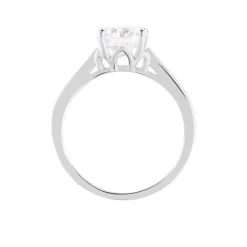 Bague Viky Argent Blanc Oxyde De Zirconium