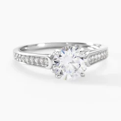 Bague Viky Argent Blanc Oxyde De Zirconium