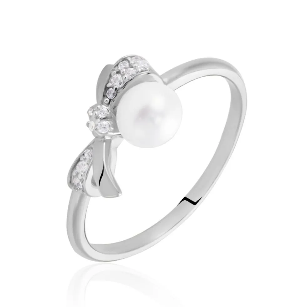Bague Vittore Argent Perle De Culture