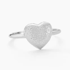 Bague With Love Argent Blanc