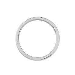 Bague Acier Blanc