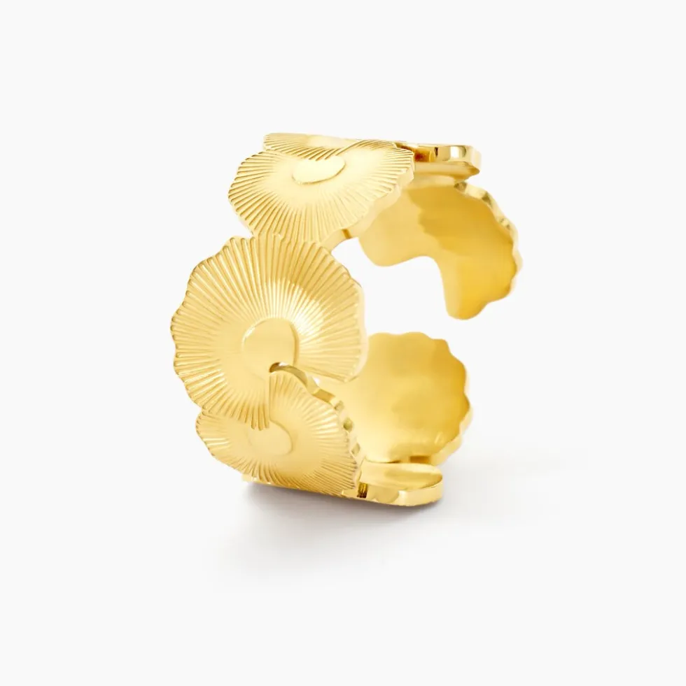 Bague Acier Jaune