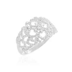 Bague Adanie Or Blanc Diamant