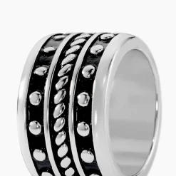 Bague Alban Argent Blanc