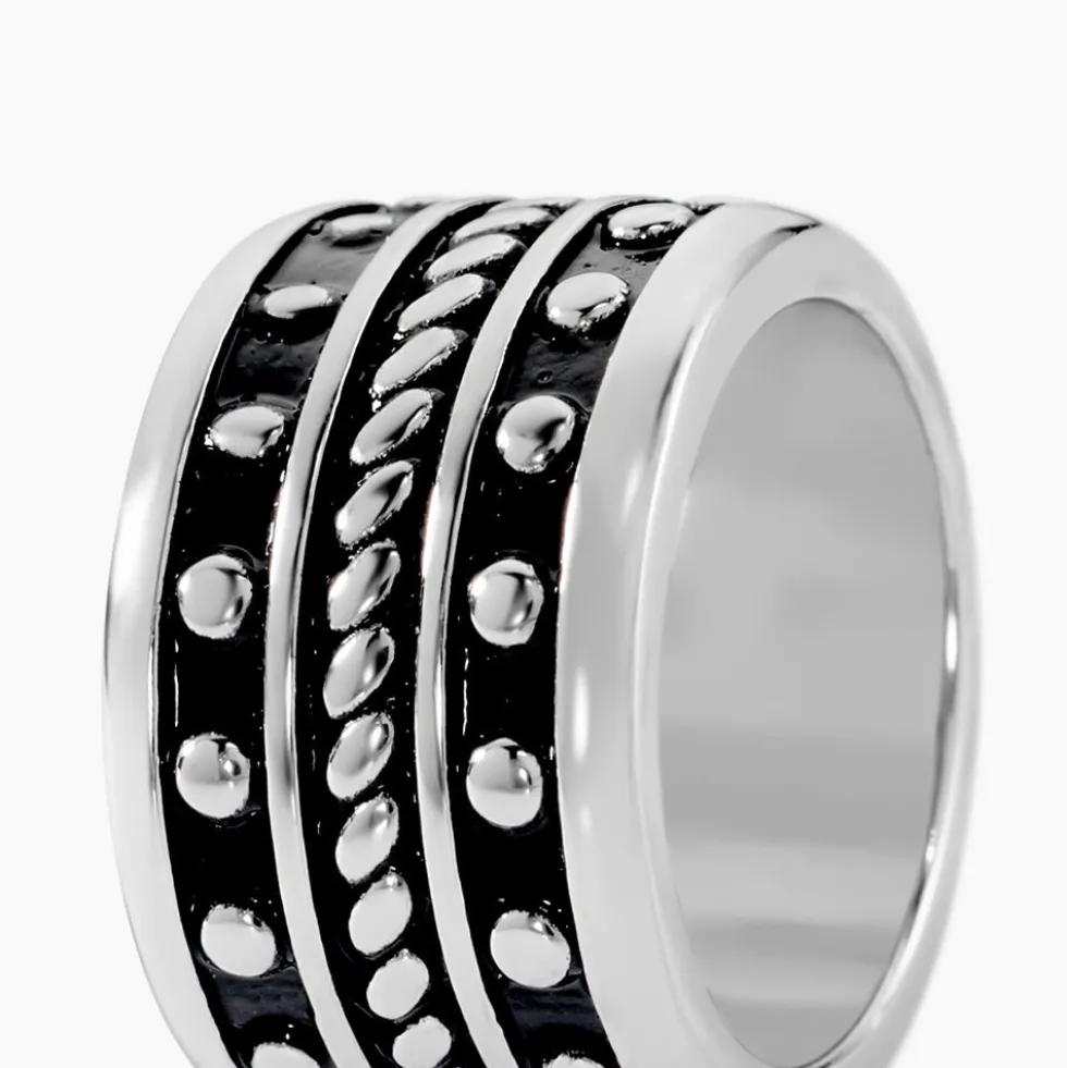Bague Alban Argent Blanc
