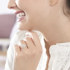 Bague Alixia Or Blanc Diamant