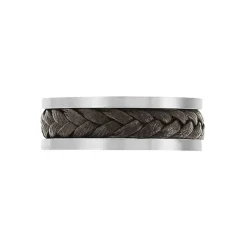 Bague Ally Acier Blanc