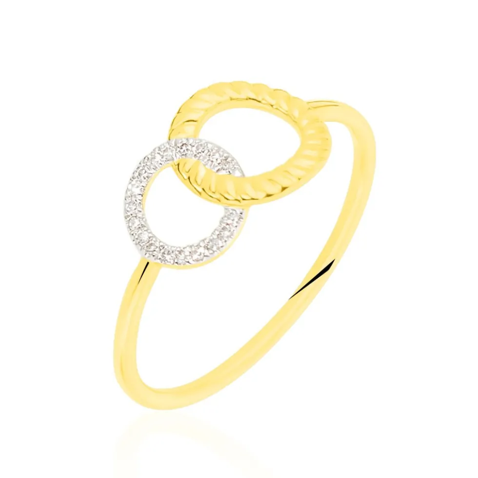 Bague Amanda Or Jaune Diamant