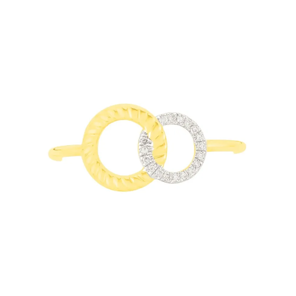 Bague Amanda Or Jaune Diamant