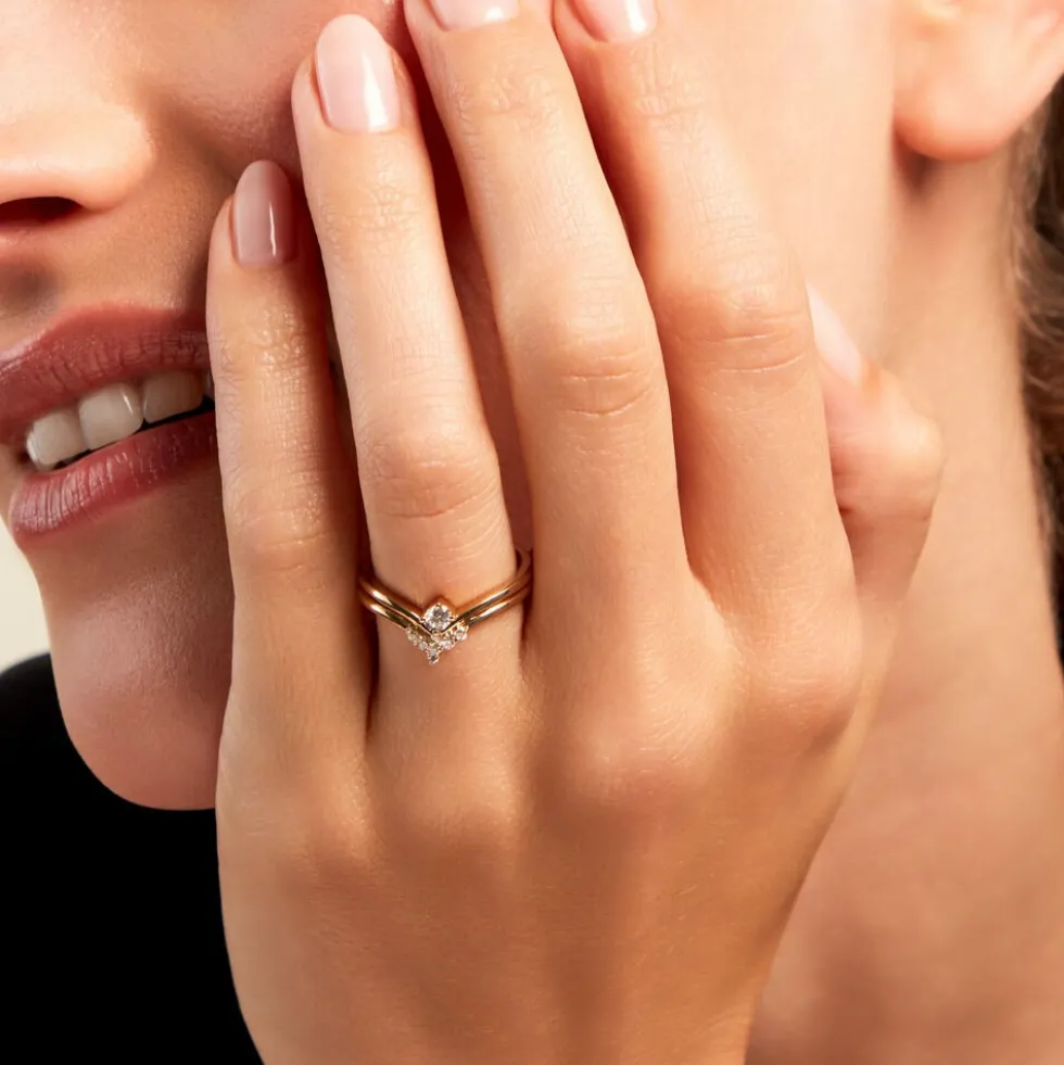 Bague Anastasio Or Jaune Diamant