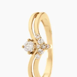 Bague Anastasio Or Jaune Diamant
