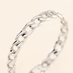 Bague Ancone Argent Blanc