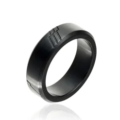 Bague Andrei Acier Noir