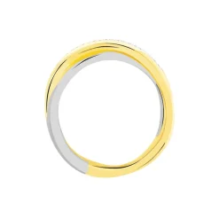 Bague Andrette Or Bicolore Diamant