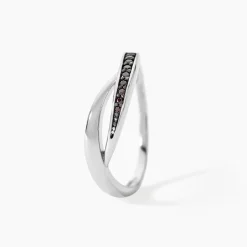 Bague Argent Blanc Afon Oxydes De Zirconium