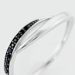 Bague Argent Blanc Afon Oxydes De Zirconium