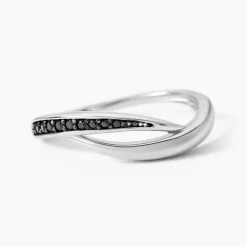 Bague Argent Blanc Afon Oxydes De Zirconium