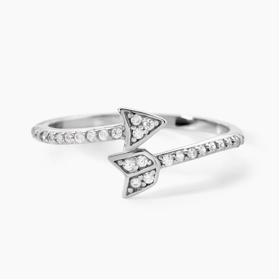 Bague Argent Blanc Caolan Oxydes De Zirconium