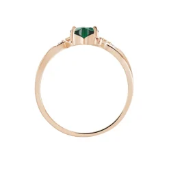 Bague Argent Rose Avalon Oxyde De Zirconium