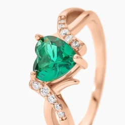 Bague Argent Rose Avalon Oxyde De Zirconium